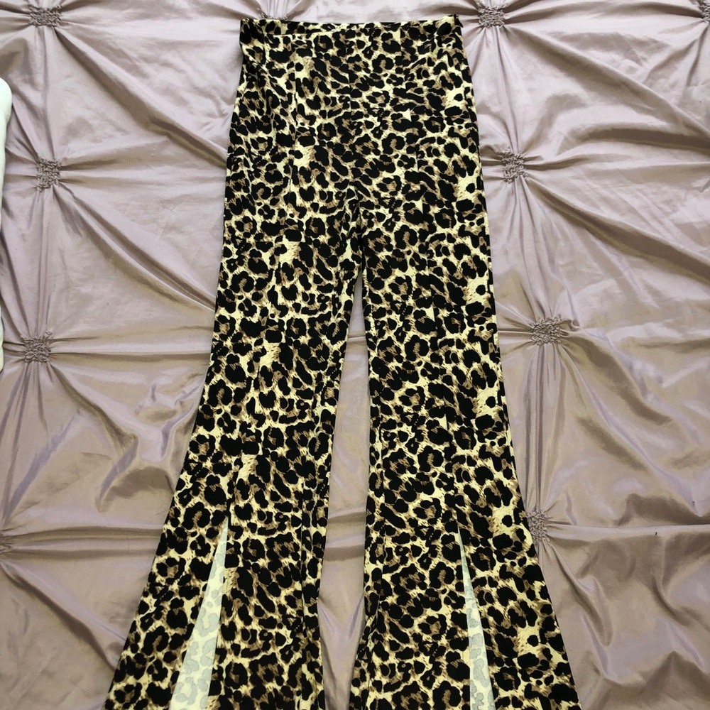 Zebra high waisted cool pants